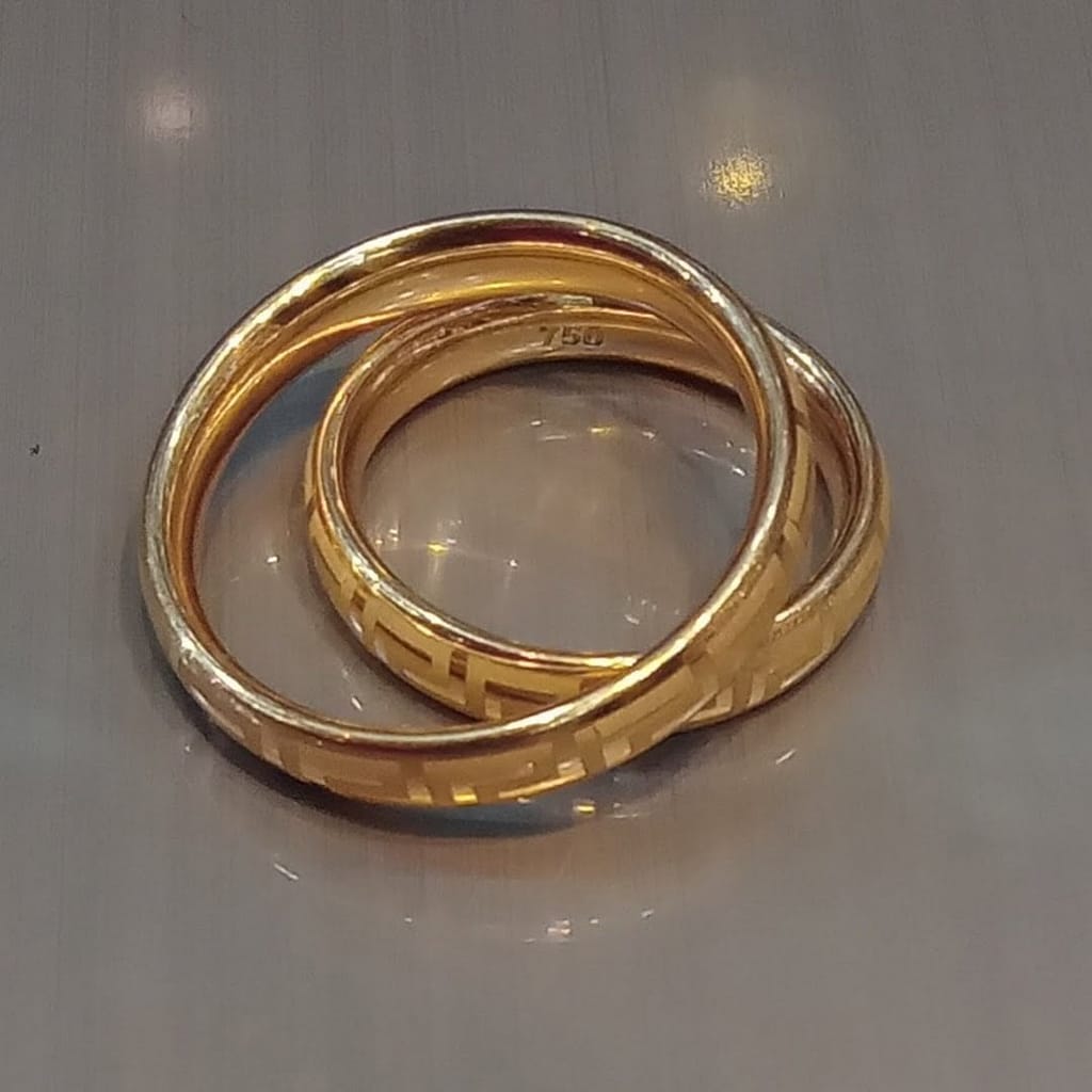 18k gold wedding ring, 18k gold jewellery